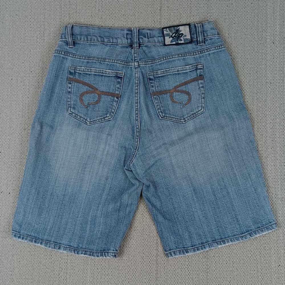 Z. Cavaricci Y2K Jean Shorts Womens 12 32X10 Blue Department of‎ Peace Boho Y2K